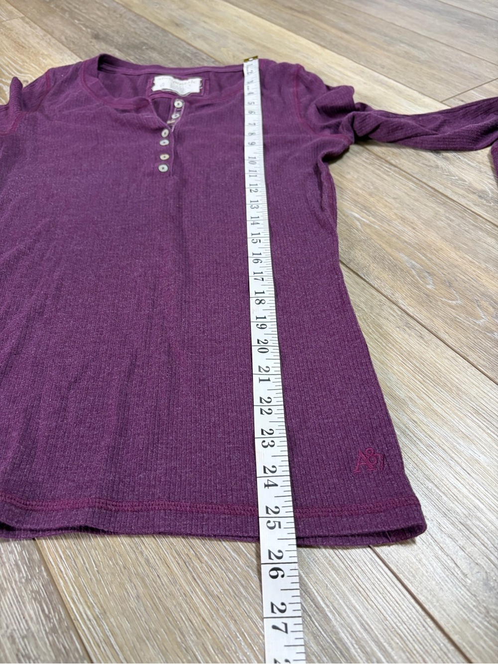 Aeropostale Y2K Vintage Button-Front Long Sleeve Henley - Picture 8 of 8